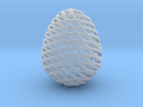 egg2 in Clear Ultra Fine Detail Plastic