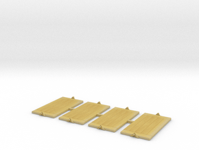 Outrigger pads 1,2x2,5m in Tan Fine Detail Plastic