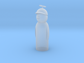 00 scale snowman cap in Clear Ultra Fine Detail Plastic