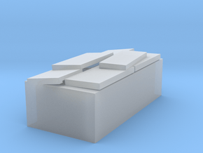 Stone slab load short (3) in Clear Ultra Fine Detail Plastic