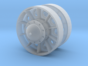 1/10 T34-lead_wheel in Clear Ultra Fine Detail Plastic