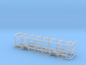 VÖV-Bus Karosseriestruktur in Clear Ultra Fine Detail Plastic