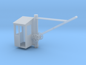O Scale Crane With Cab in Clear Ultra Fine Detail Plastic