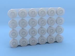 N Scale Front Floater wheels for GHQ Chassis in Clear Ultra Fine Detail Plastic