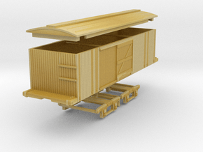 HO Harlan & Hollingsworth 27'-10" Boxcar Complete in Tan Fine Detail Plastic