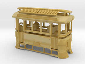 009 Steam Tram KP2 in Tan Fine Detail Plastic