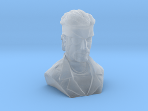 Big Boss Bust - Full Color in Clear Ultra Fine Detail Plastic