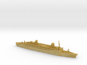 SS France 1961   1/1200 scale in Tan Fine Detail Plastic