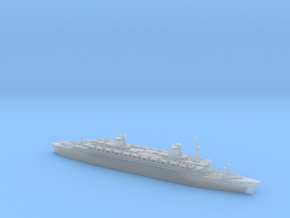 SS France 1961   1/1200 scale in Clear Ultra Fine Detail Plastic