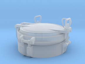 Fanlight for ship modeling in Clear Ultra Fine Detail Plastic