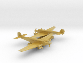 Junkers Ju-52 . x2 in Tan Fine Detail Plastic