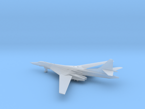 Tupolev Tu-160 in Clear Ultra Fine Detail Plastic