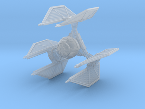 Twin Ion Engine: Defender Fighter in Clear Ultra Fine Detail Plastic