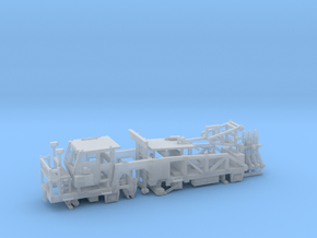 N Scale Tamper MK III Extended Frame, NS & CR in Clear Ultra Fine Detail Plastic