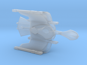 Romulan King Condor Battleship in Clear Ultra Fine Detail Plastic