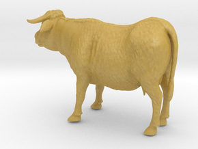 Printle Animal Cow 05 - 1/64 in Tan Fine Detail Plastic