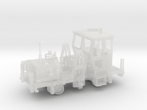 HO Scale Spike Puller, Standard Narrow Cab in Clear Ultra Fine Detail Plastic