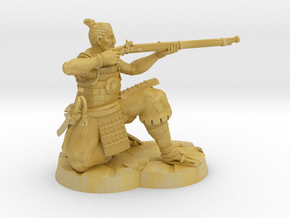 Ashigaru Musketeer in Tan Fine Detail Plastic