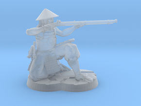 Ashigaru Musketeer in Clear Ultra Fine Detail Plastic