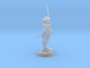 Ashigaru Musketeer in Clear Ultra Fine Detail Plastic