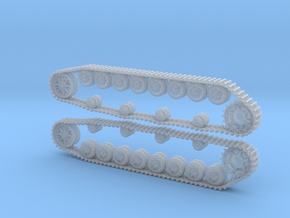 1:56 Panzer IV Type 2 Track Links - Ausf D in Clear Ultra Fine Detail Plastic