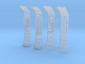Revell Razor Crest 1/72 Scale Pillar Greeblies  in Clear Ultra Fine Detail Plastic