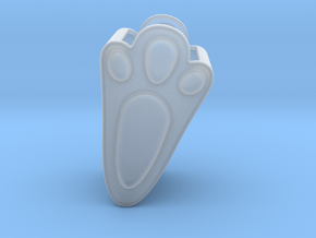 Toothbrush case | rabbits foot in Clear Ultra Fine Detail Plastic