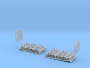 TITANIC 1:200 kEEL SECTION AND STOOLS in Clear Ultra Fine Detail Plastic