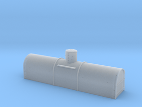 Nitric Acid Tankcar shell (Tyco) in Clear Ultra Fine Detail Plastic
