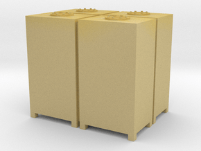 Cyanide Container Load (4 unit) in Tan Fine Detail Plastic