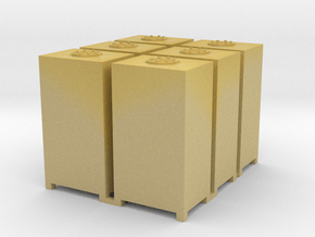 Cyanide Container 6 pcs in Tan Fine Detail Plastic