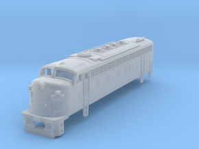 f9ph body shell for retro bachmann f9 chassis in Clear Ultra Fine Detail Plastic