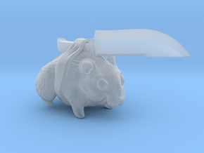 BARBARIAN HAMSTER 28MM in Clear Ultra Fine Detail Plastic