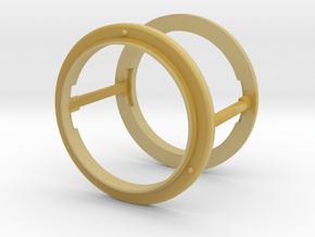 M38 - headlight rings - pair in Tan Fine Detail Plastic
