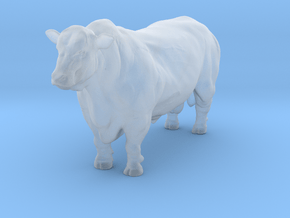 1/64 angus bull in Clear Ultra Fine Detail Plastic