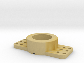Hole_size_convertor for Arcade1up Tron spinner in Tan Fine Detail Plastic