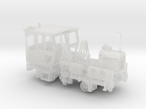 HO Scale Spike Puller, Extended Cab in Clear Ultra Fine Detail Plastic