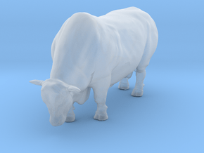 1/64 grazing angus bull in Clear Ultra Fine Detail Plastic
