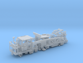 HO Scale Tamper MK III Extended Frame, NS & CR in Clear Ultra Fine Detail Plastic