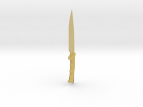 Valorant Knife 3D Model Smoothest Fine Detail Plas in Tan Fine Detail Plastic