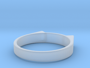 Round cat ring- 6.5 in Clear Ultra Fine Detail Plastic
