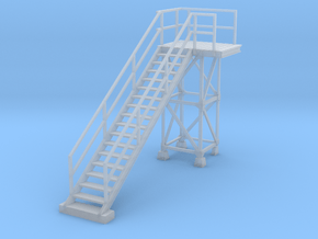 Set of Stairs for Pana Interlocking Tower in Clear Ultra Fine Detail Plastic