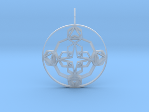 Seal of Evolution (Domed) in Clear Ultra Fine Detail Plastic