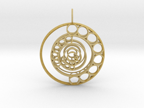 Song of the Spheres (Double-Domed) in Tan Fine Detail Plastic