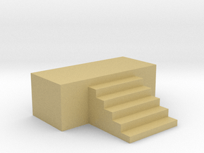 Mobile Home Stair #3 Z scale in Tan Fine Detail Plastic