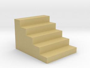 Mobile Home Stair #5 Z scale in Tan Fine Detail Plastic