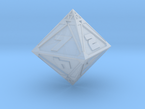 Holocron D8 Plastic in Clear Ultra Fine Detail Plastic