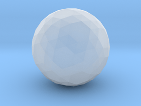 17. Snub Truncated Icosahedron - 10mm in Clear Ultra Fine Detail Plastic