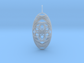 Aura Glow (Seed of Life, Double-Domed) in Clear Ultra Fine Detail Plastic