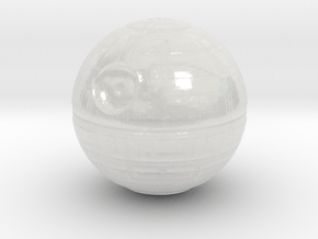 Death Star 1/5000000 in Clear Ultra Fine Detail Plastic